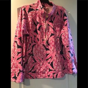 Lilly Pulitzer Skipper Popover Coco Safari XL